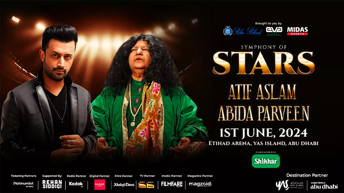 Symphony of Stars: Abida Parveen and Atif Aslam Live at Etihad Arena, Abu Dhabi 
