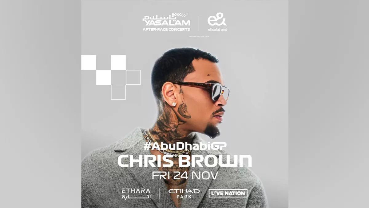 Chris Brown to perform at the Abu Dhabi Grand Prix at Yas Marina Circuit on November 24 