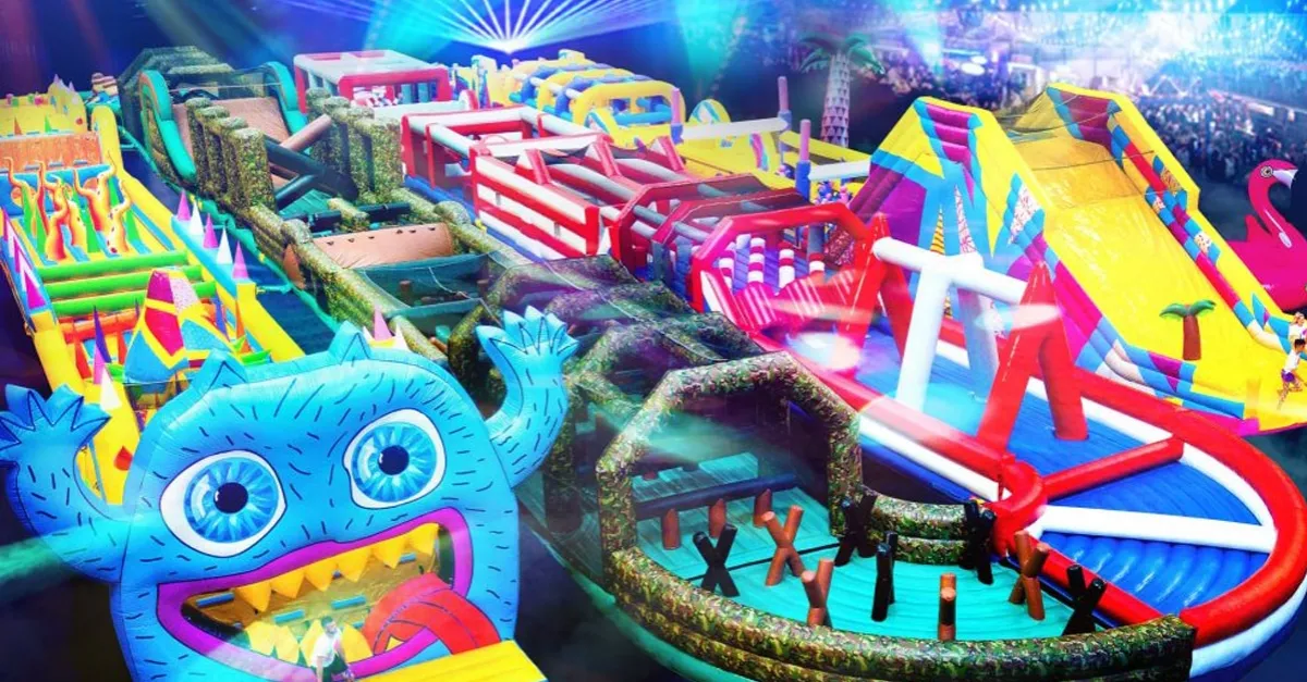 Visit world's largest inflatable obstacle course at Expo City Dubai; inflatable obstacle course available till April 9