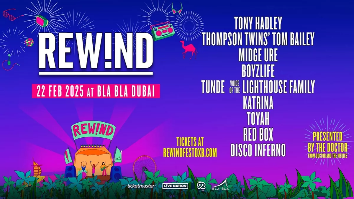 REW!ND returns to Bla Bla Dubai on February 22