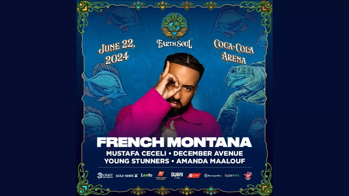 Experience a one-of-a-kind musical extravaganza with French Montana at EarthSoul on June 22