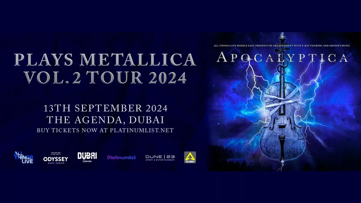 World-renowned Finnish cello rockers Apocalyptica to pay tribute to Metallica on September 13