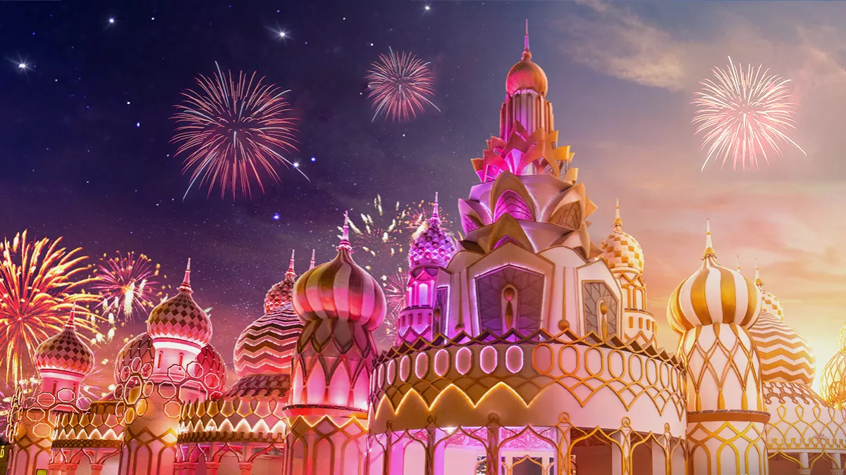 Global Village to display seven fireworks with the brightest and biggest being in the midnight