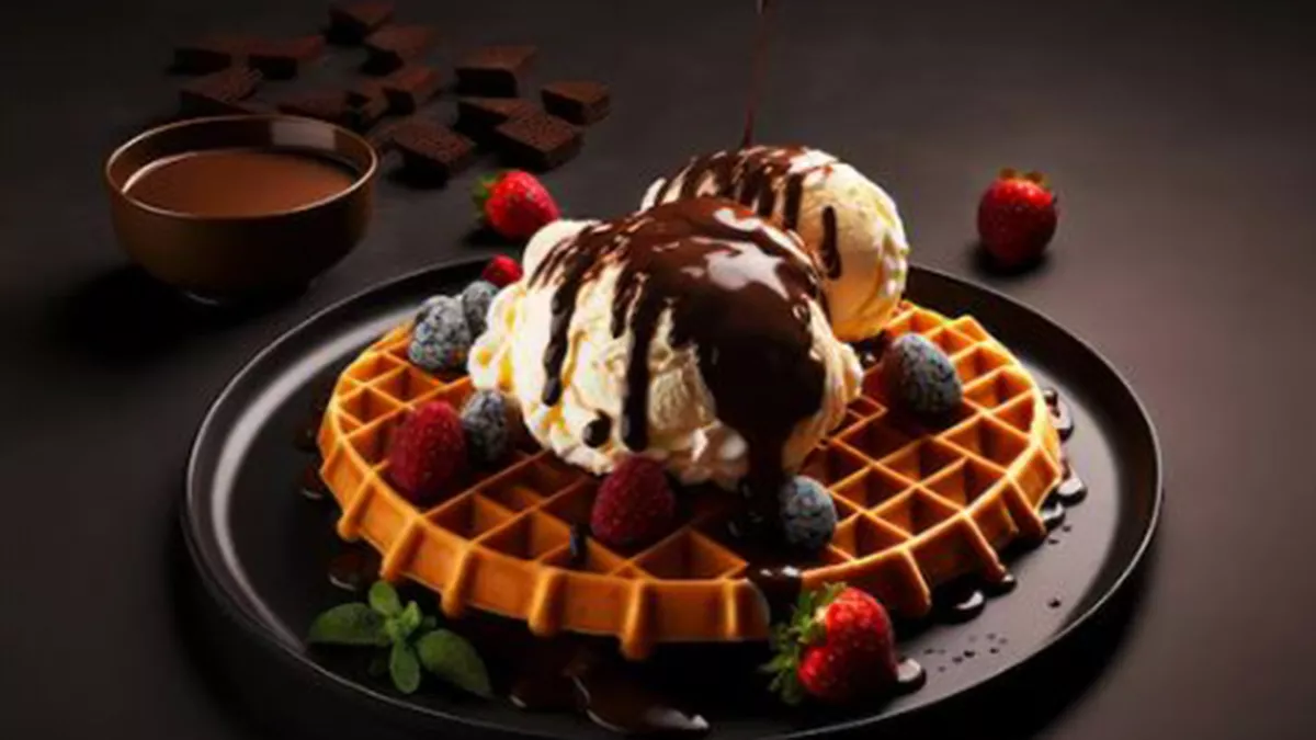 Enjoy a huge chocolate waffle for Dhs25 at Café Java