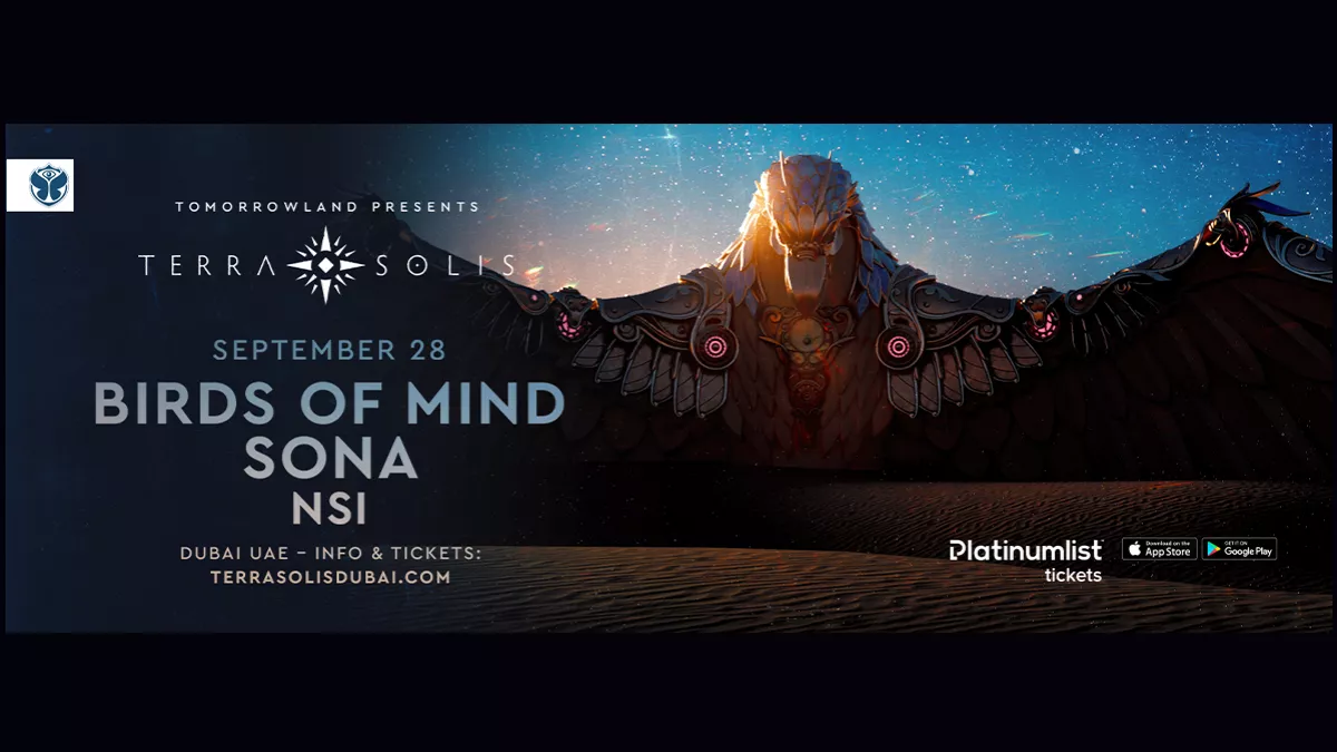 Tomorrowland presents Birds of Mind & Sona at Terra Solis Dubai on September 28