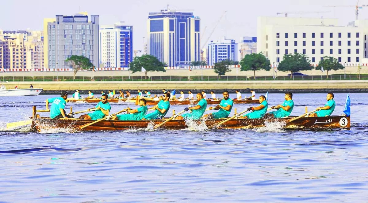 Dubai Traditional Rowing Race on November 2 2024 