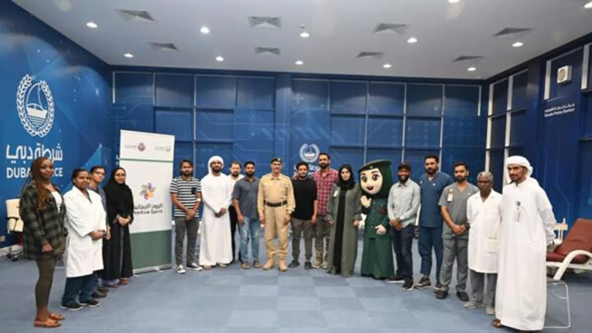 UAE residents of various nationalities came together to donate blood 