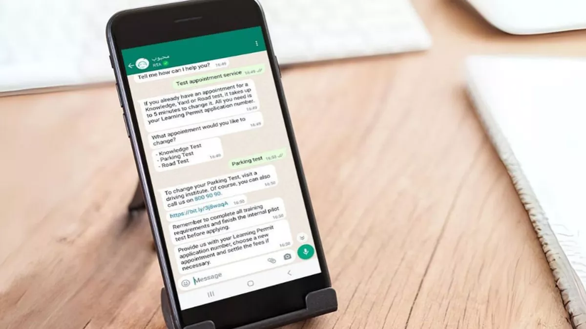 Dubai RTA’s "Mahboub" Chatbot enables individuals to book and reschedule driving test appointments 