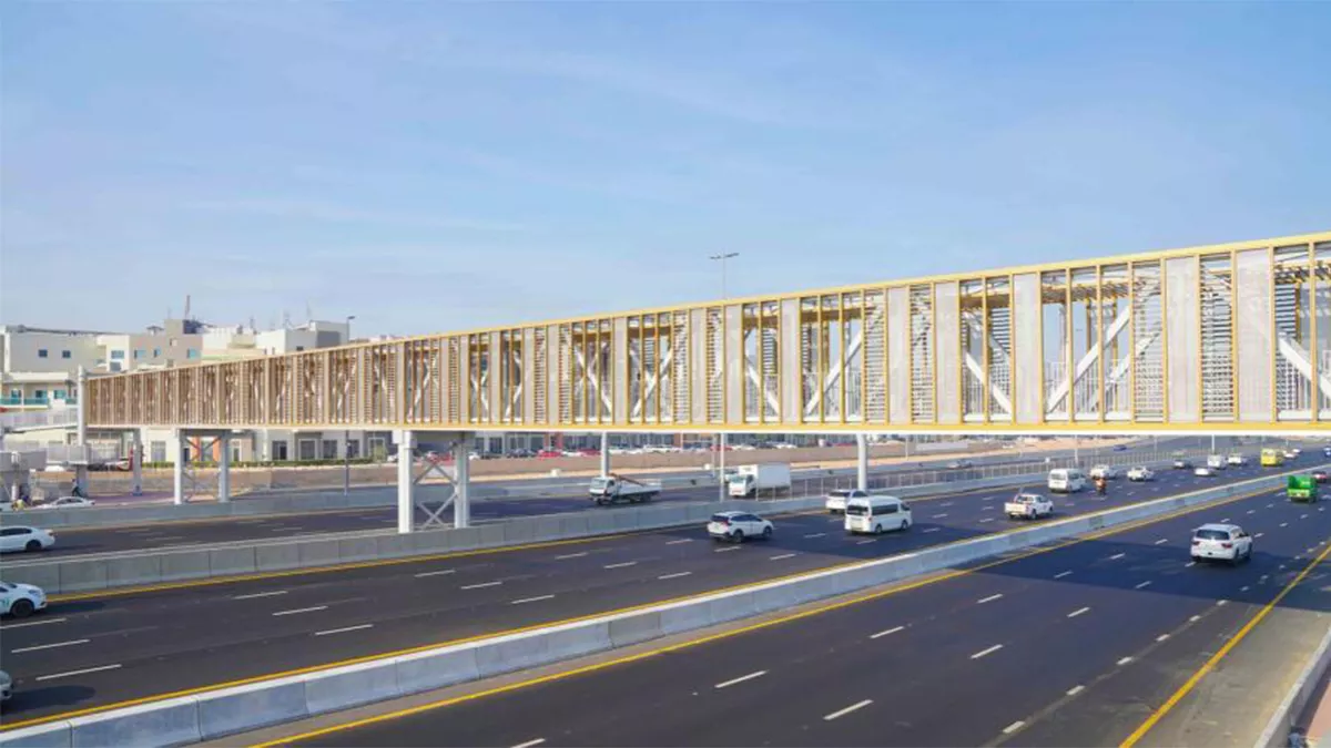 Dubai’s RTA opened two new footbridges on Ras Al Khor Road as part of a broader initiative to construct seven footbridges