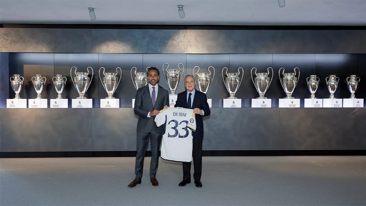 Real Madrid signed agreement with Visit Dubai, making it their official destination partner