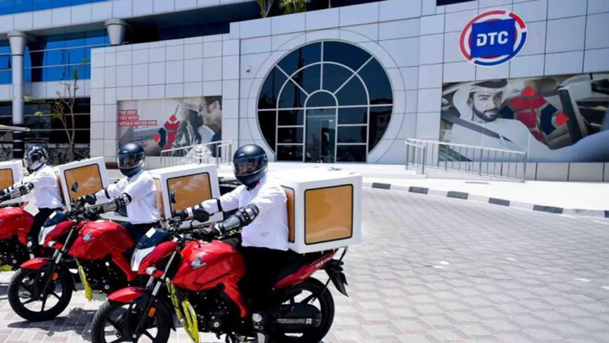 RTA’s DTC has deployed a fleet of 600 motorbikes to provide delivery services for commercial enterpri