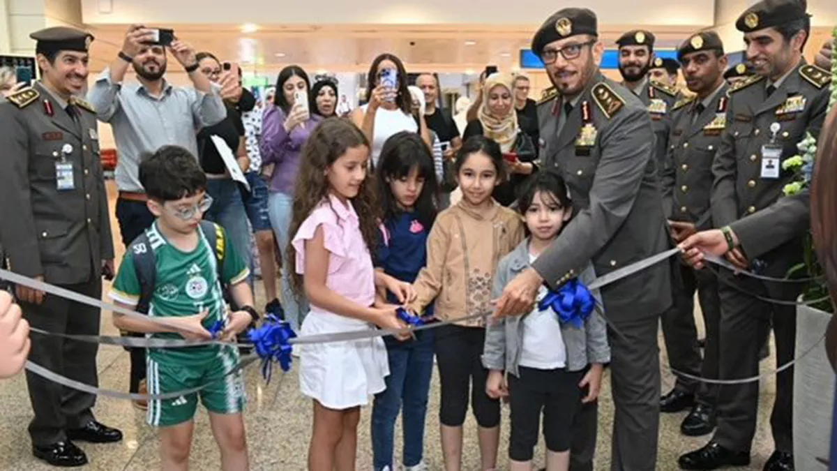 Dubai International Airport unveiled new children’s passport control counters in the arrival halls of Terminal 1 and Terminal 2 