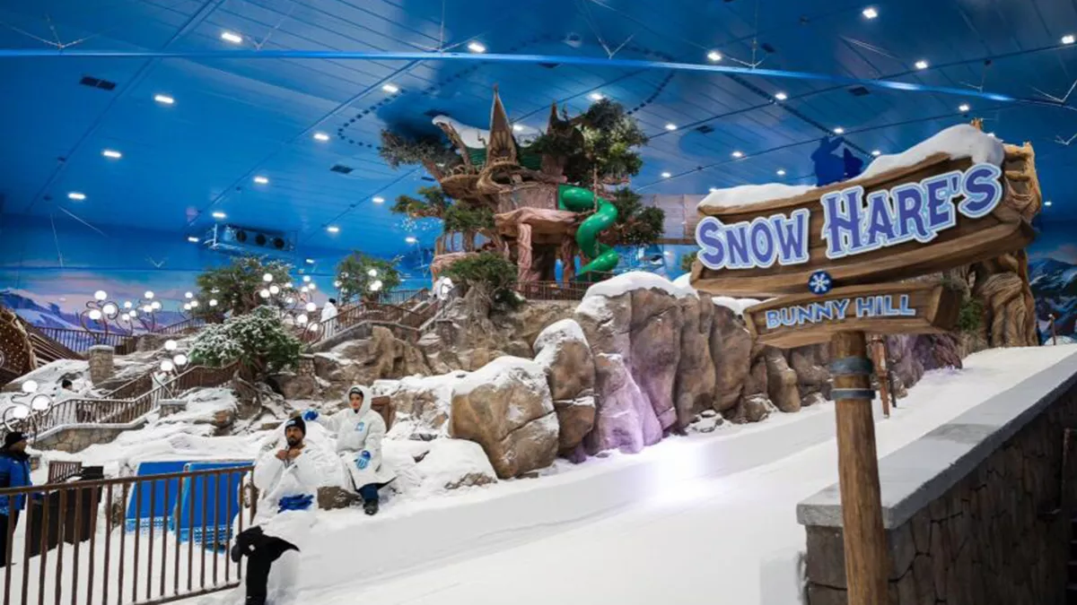 Snow Abu Dhabi, the Capital's first indoor snow park, has been officially inaugurated in Reem Mall and open to visitors from June 8