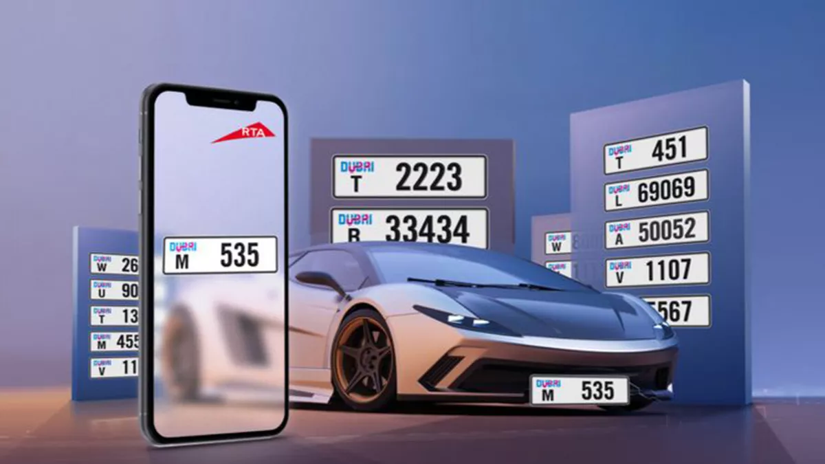 Dubai’s RTA is offering 350 fancy number plates for private and vintage vehicles