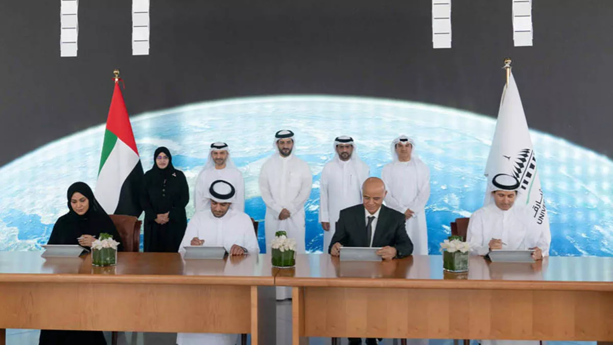 Agreement signed to initiate the development of ‘Sharjah Sat-2’ satellite project aiming to enhance the capabilities of satellite technology in UAE