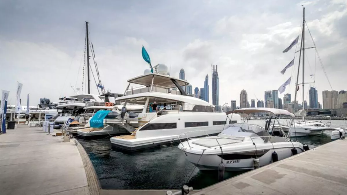 Dubai International Boat Show; 800 participants showcasing prominent superyachts brands and debuting  new vessels