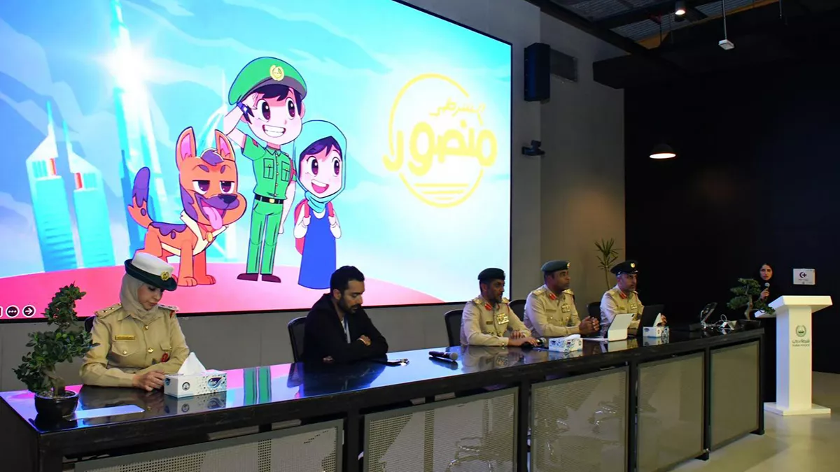 First episode of the educational children's cartoon series - Officer Mansour Dubai Police starts on September 1