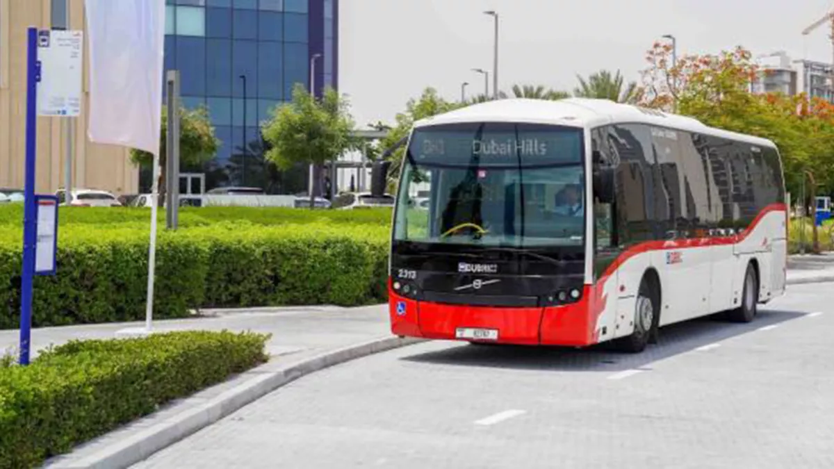 Dubai's RTA introduced two new circular public bus routes