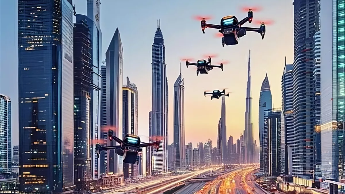 UAE started mapping its air corridor for piloted and autonomous flying taxis and cargo drones