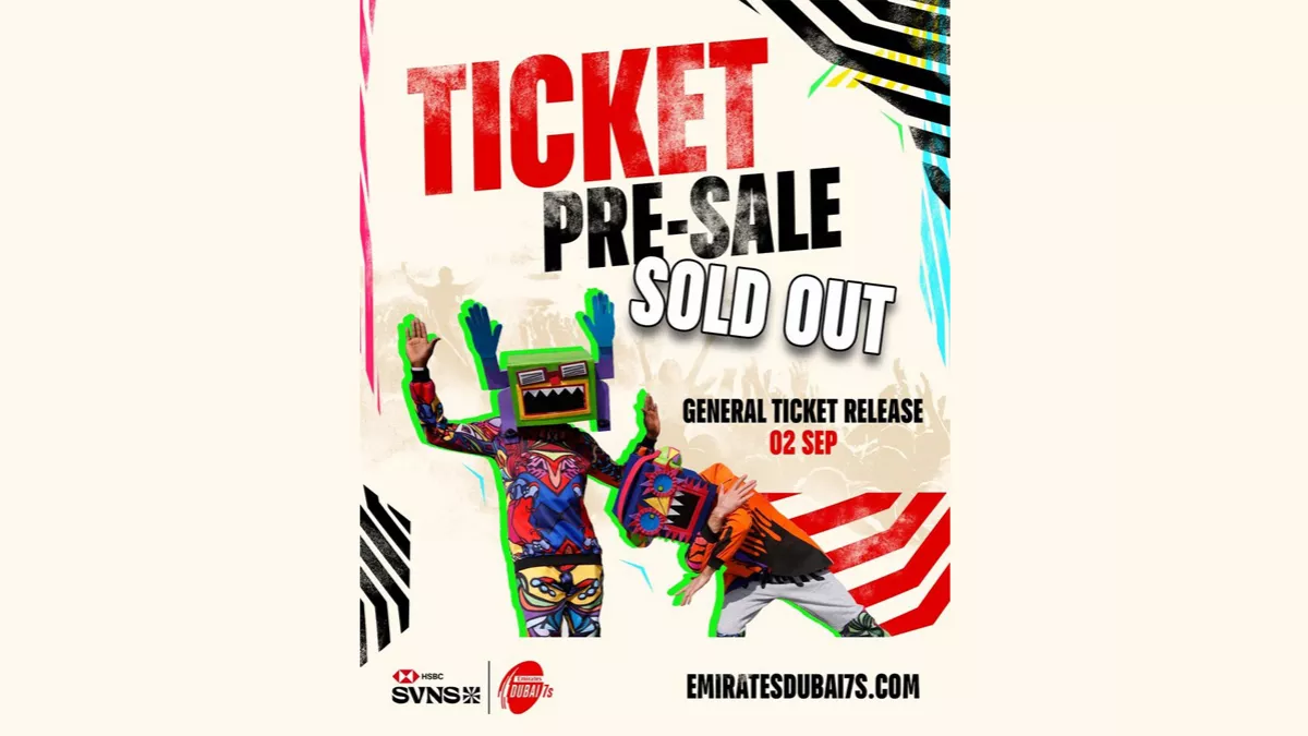 Emirates Dubai 7s from November 29 to December 1; general ticket sales begin on September 2