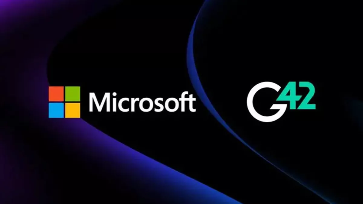 Microsoft and G42 will open two centres in Abu Dhabi to work on "responsible" AI initiatives