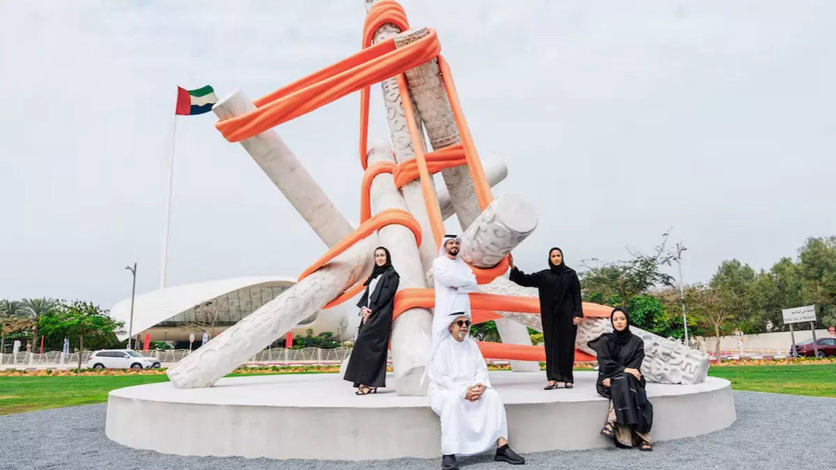 ‘Union of the Artists’ installation has been unveiled at the Al Hudaiba public garden