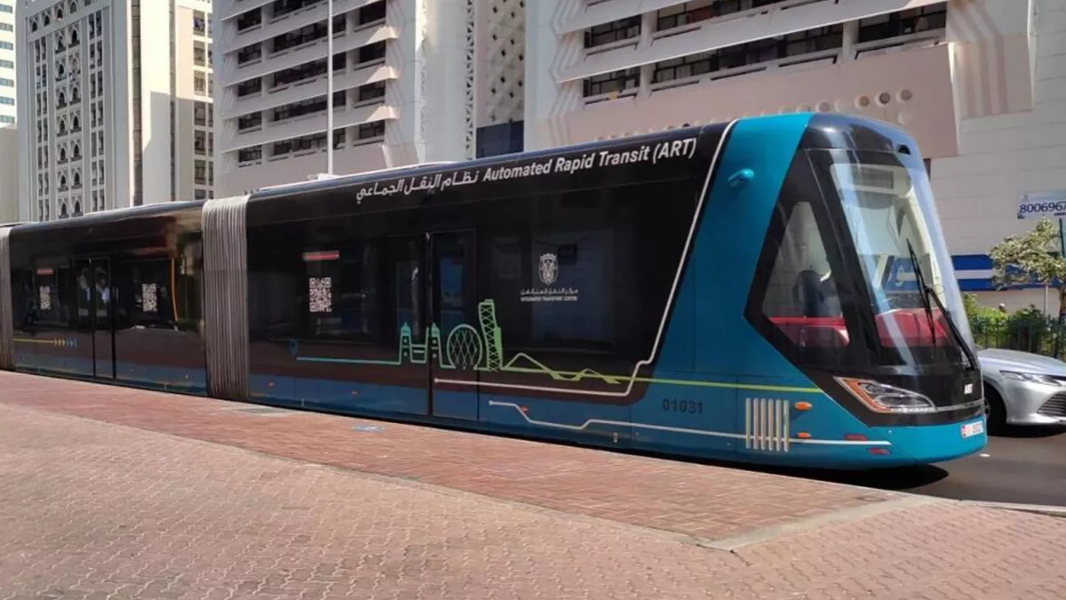 Automated Rapid Transit service has been introduced on the streets of Abu Dhabi City