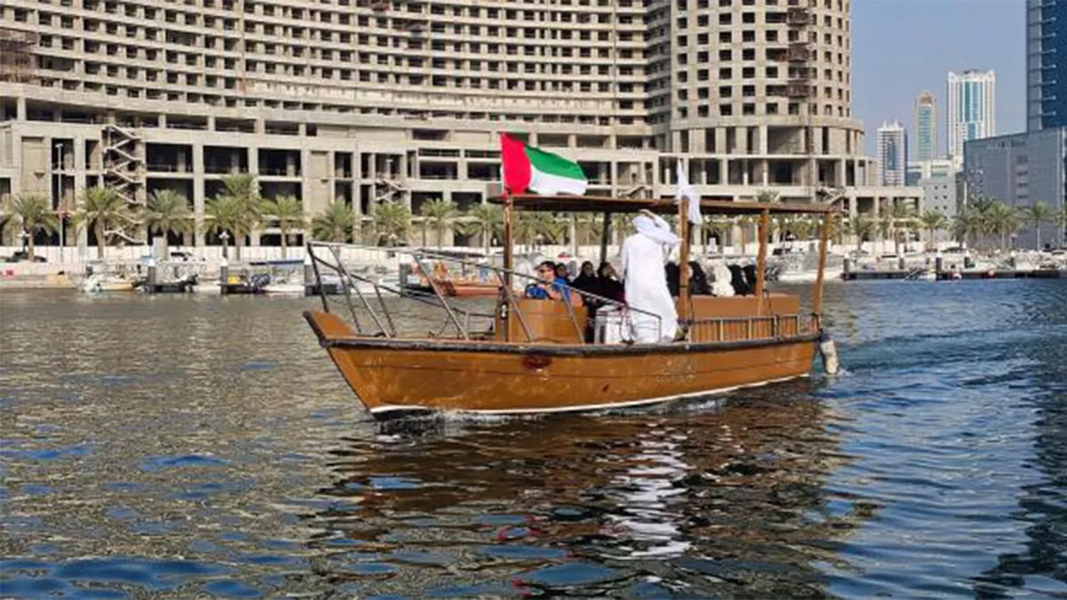 Traditional dhows at Sharjah Aquarium offered residents a delightful voyage during National Day celebrations