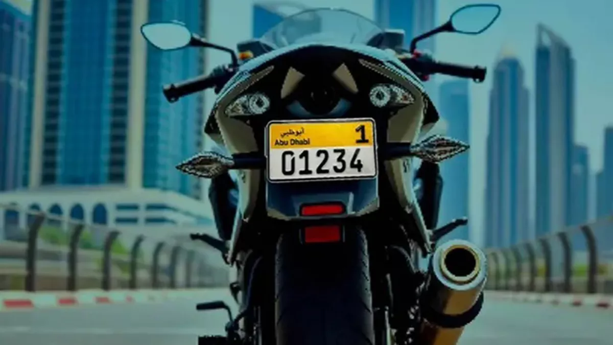 New category of commercial motorcycle plates will be introduced in Abu Dhabi from January 1