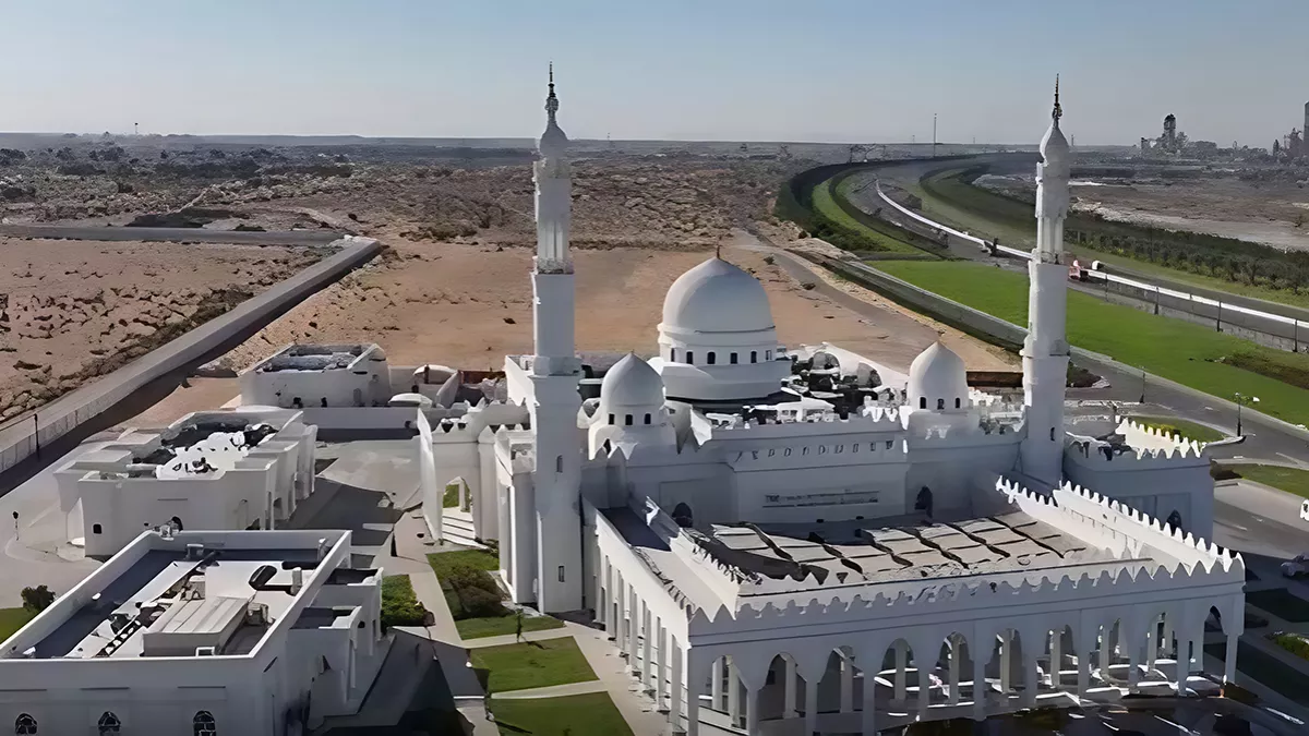 A new grand mosque opens in Sharjah's Al-Waha Suburb