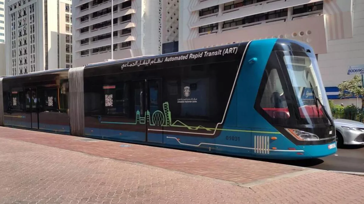 Automated Rapid Transport is being piloted by the Integrated Transport Centre Abudhabi