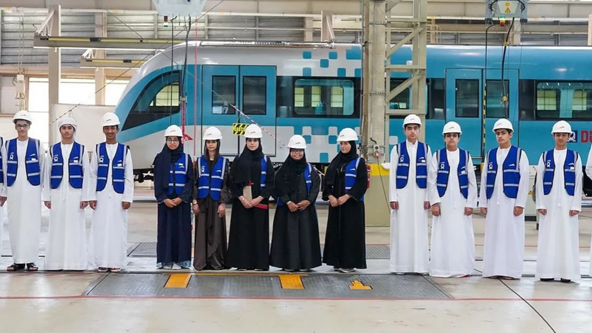 15th anniversary of the Dubai Metro; RTA launched an integrated scholarship programme for 15 students born on September 9, 2009 