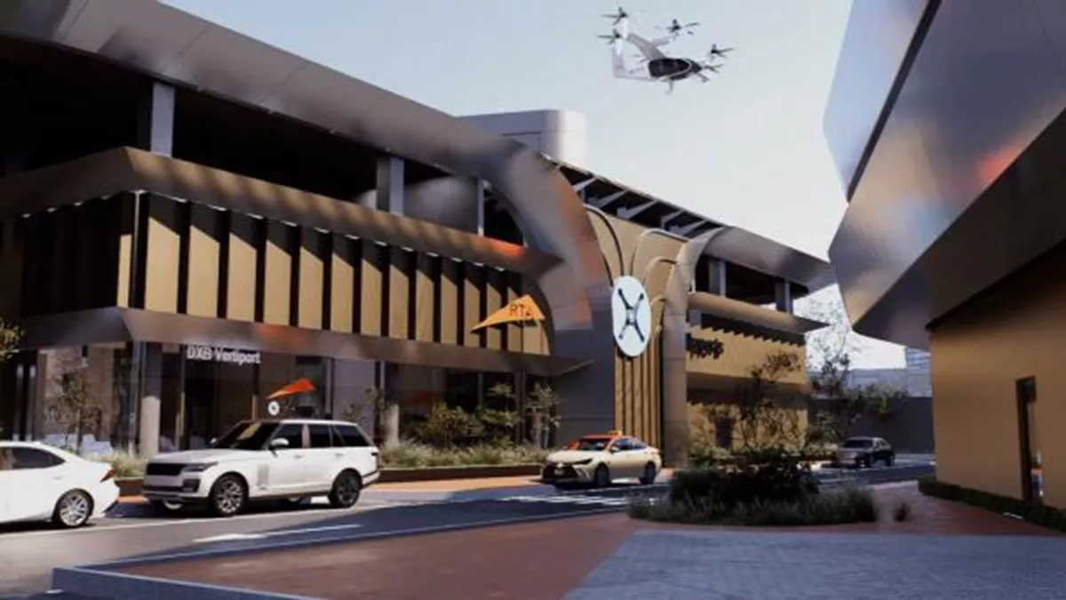 DXV will be the first commercial vertiport for flying taxis