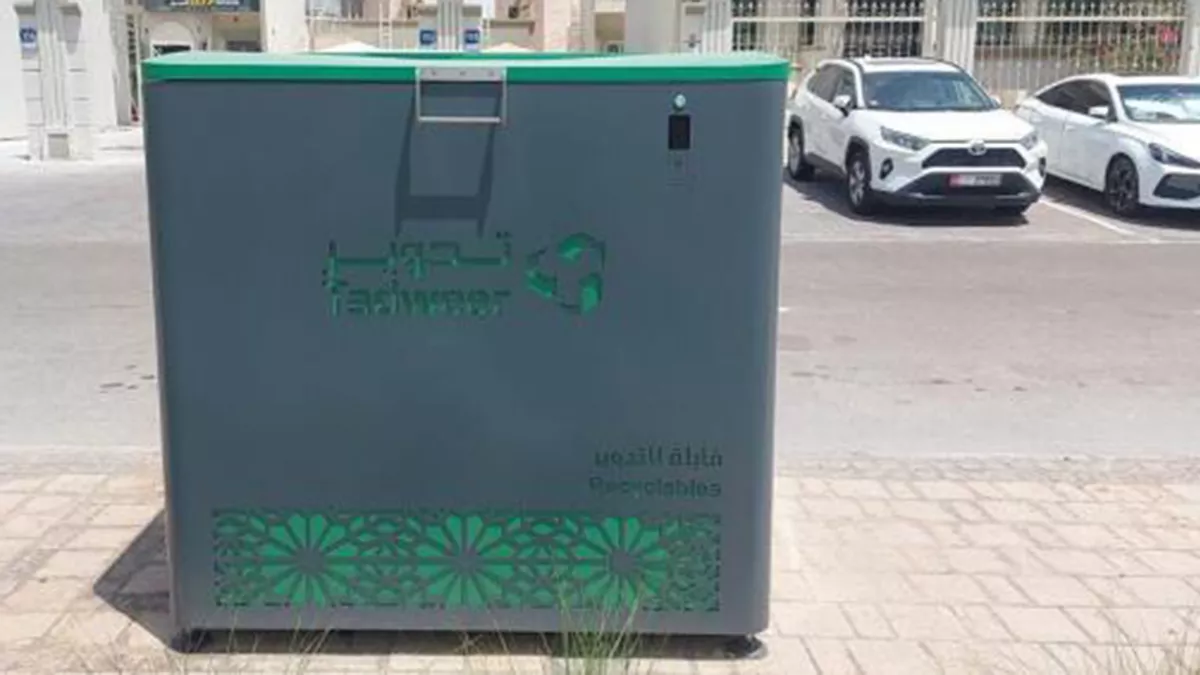 Tadweer Group’s high-tech smart bins on trial run, can offer data on the amount and type of waste 