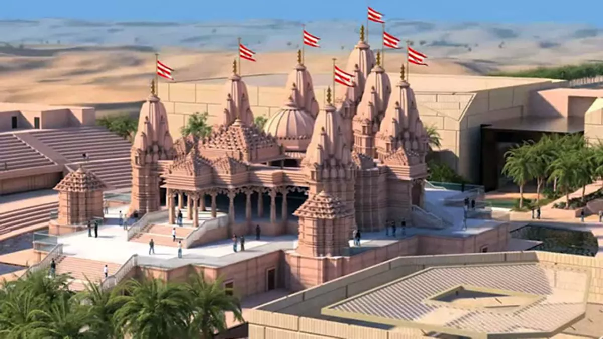 Middle East’s first traditional Hindu stone temple will be opened to the public in February