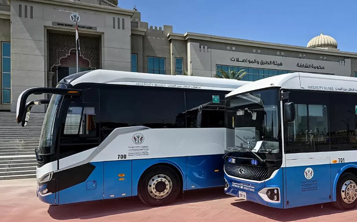 Operation of the first phase of electric buses announced by Sharjah's Roads and Transport Authority