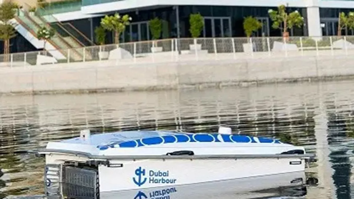 Dubai Harbour has announced the introduction of the UAE’s PixieDrone, a first-of-its-kind mobile waste collector