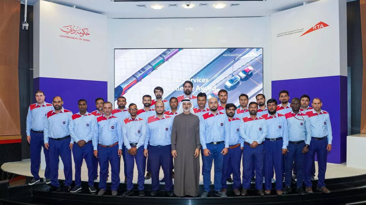 Dubai’s RTA recognised exceptional performance of 100 Ideal Taxi drivers through the Taxi Sector Excellence Award