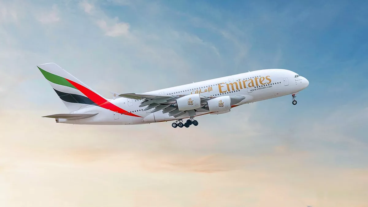 Emirates places firm order for five new Boeing 777-200LR freighter aircraft.