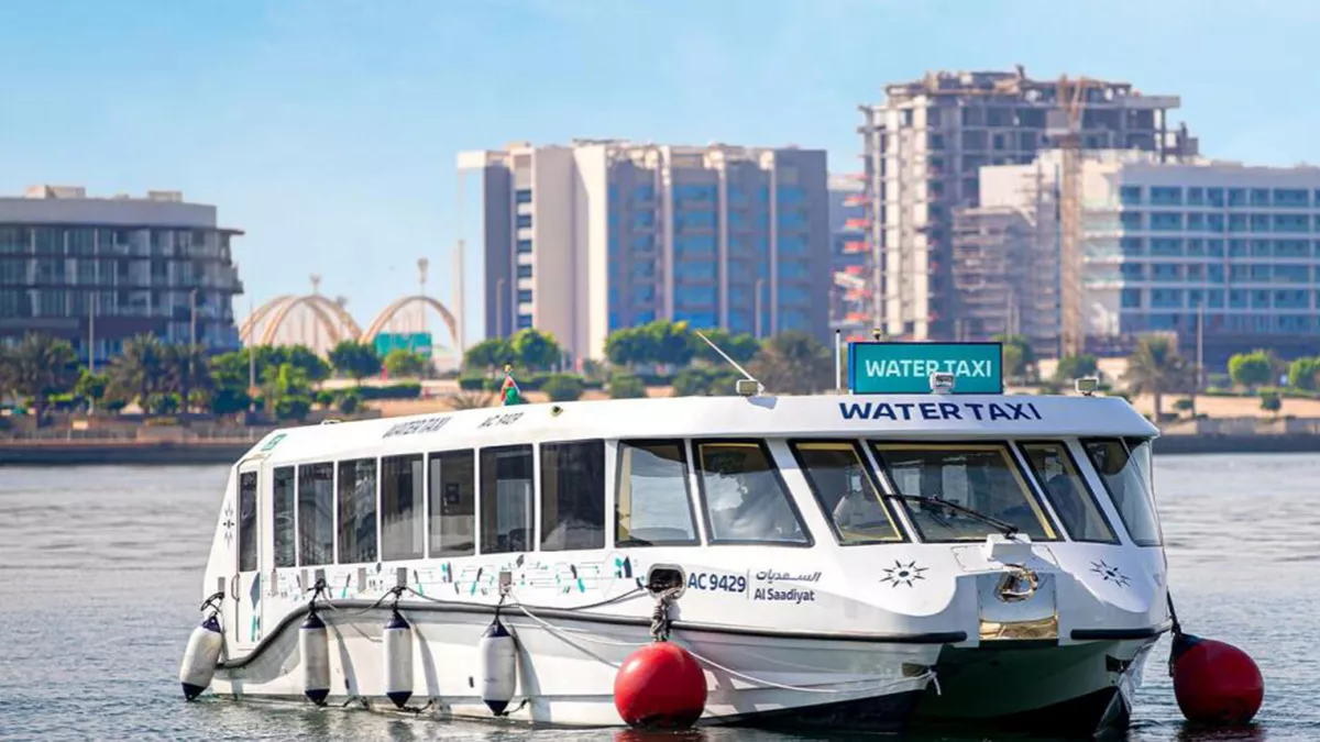 Launch of new water taxi service for residents and tourists in Abu Dhabi 