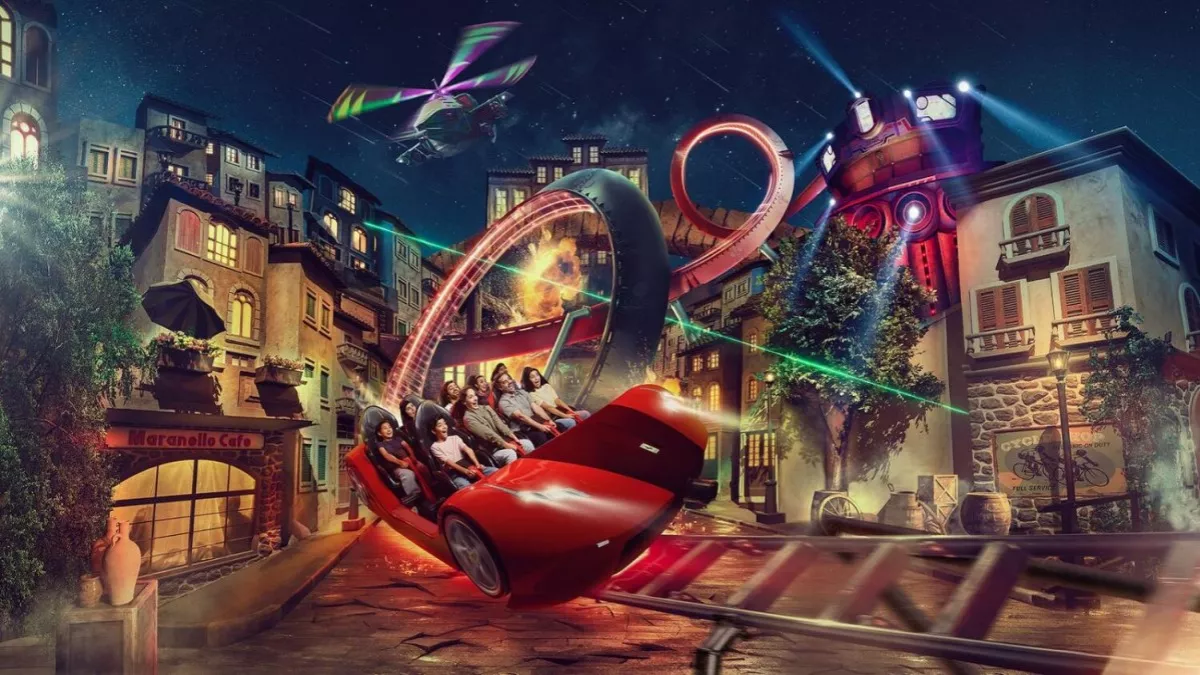 Most immersive mega-coaster - Mission Ferrari from Jan 2 in Ferrari World