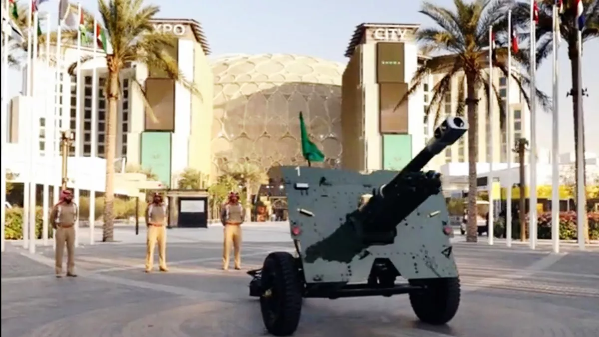 Dubai Police announced the location of seven fixed cannons to be installed during Ramadan