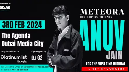 Anuv Jain Live in Concert at The Agenda, Dubai 2024 