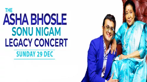 The Legacy of Asha Bhosle & Sonu Nigam Live Concert in Dubai , 2024