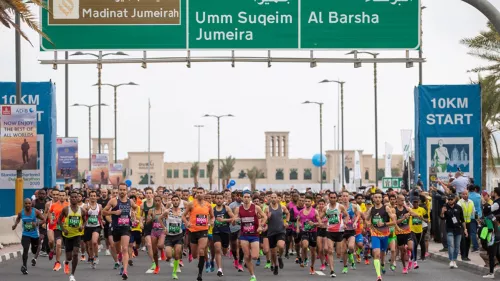 Dubai Marathon on January 12