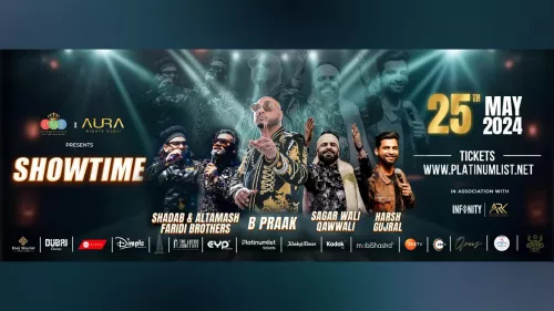 Showtime: B Praak, Faridi Brothers & Sagar Bhatia enthrall audiences at Coca-Cola Arena on May 25