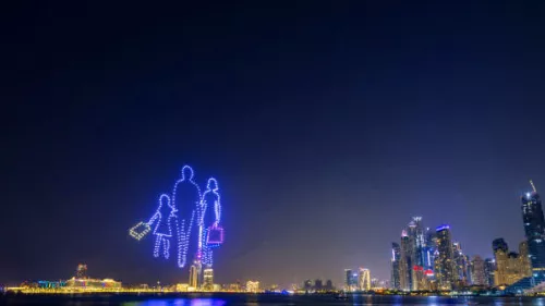 UAE sky to shine bright tonight with drones, fireworks, and skydiving extravaganza