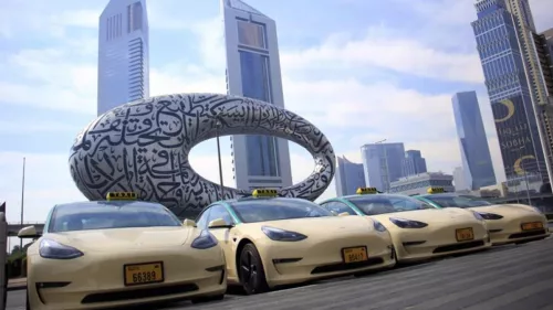 Arabia Taxi has e signs an exclusive agreement to add 269 Model 3 Teslas to the Dubai taxi fleet in April 2023