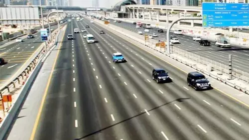 New bridge and connecting roads opened in the Al Reef area on Saturday