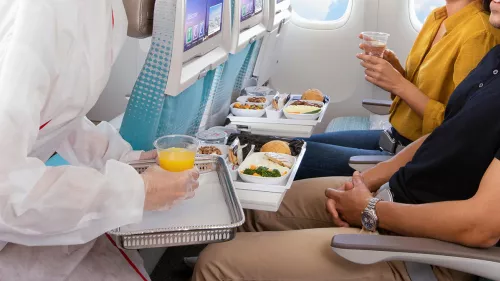 Emirates Airlines offers a new service of meal preordering beginning July 25 